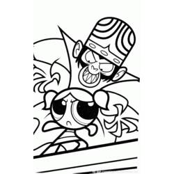 Dessin à colorier: Supers Nanas (Super-héros et Super-vilains) #39438 - Coloriages à Imprimer Gratuits