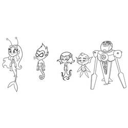 Dessin à colorier: Teen Titans Go (Super-héros et Super-vilains) #196398 - Coloriages à Imprimer Gratuits