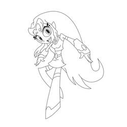 Dessin à colorier: Teen Titans Go (Super-héros et Super-vilains) #196412 - Coloriages à Imprimer Gratuits