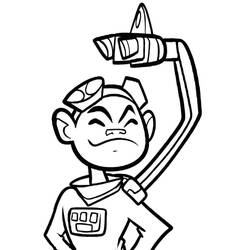 Dessin à colorier: Teen Titans Go (Super-héros et Super-vilains) #196415 - Coloriages à Imprimer Gratuits