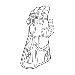 Dessin à colorier: Thanos (Super-héros et Super-vilains) #206563 - Coloriages à Imprimer Gratuits