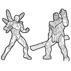 Dessin à colorier: Thanos (Super-héros et Super-vilains) #206565 - Coloriages à Imprimer Gratuits