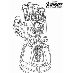 Dessin à colorier: Thanos (Super-héros et Super-vilains) #206566 - Coloriages à Imprimer Gratuits