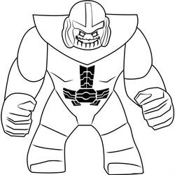 Dessin à colorier: Thanos (Super-héros et Super-vilains) #206567 - Coloriages à Imprimer Gratuits