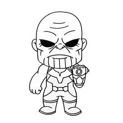 Dessins à colorier: Thanos - Coloriages à Imprimer Gratuits