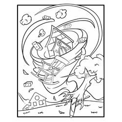 Dessin à colorier: Tornade (Super-héros et Super-vilains) #172957 - Coloriages à Imprimer Gratuits