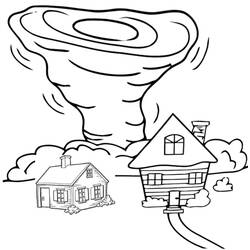 Dessin à colorier: Tornade (Super-héros et Super-vilains) #172959 - Coloriages à Imprimer Gratuits