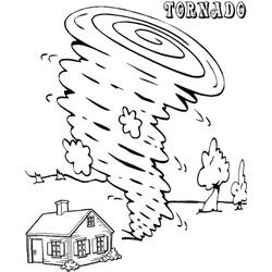 Dessin à colorier: Tornade (Super-héros et Super-vilains) #172960 - Coloriages à Imprimer Gratuits