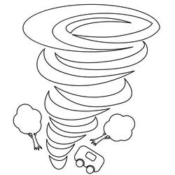 Dessin à colorier: Tornade (Super-héros et Super-vilains) #172961 - Coloriages à Imprimer Gratuits