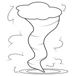 Dessin à colorier: Tornade (Super-héros et Super-vilains) #172966 - Coloriages à Imprimer Gratuits