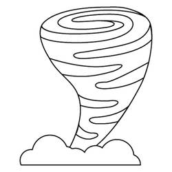 Dessin à colorier: Tornade (Super-héros et Super-vilains) #172968 - Coloriages à Imprimer Gratuits