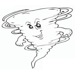 Dessin à colorier: Tornade (Super-héros et Super-vilains) #172969 - Coloriages à Imprimer Gratuits