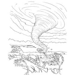 Dessin à colorier: Tornade (Super-héros et Super-vilains) #172974 - Coloriages à Imprimer Gratuits