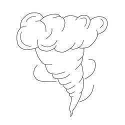 Dessin à colorier: Tornade (Super-héros et Super-vilains) #172975 - Coloriages à Imprimer Gratuits