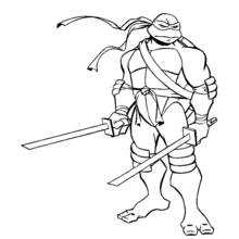Dessin à colorier: Tortues Ninja (Super-héros et Super-vilains) #75353 - Coloriages à Imprimer Gratuits
