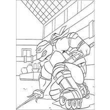 Coloriage Tortues Ninja (Super-héros et Super-vilains) #75375 à imprimer et colorier