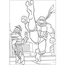 Coloriage Tortues Ninja (Super-héros et Super-vilains) #75385 à imprimer et colorier