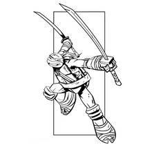 Dessin à colorier: Tortues Ninja (Super-héros et Super-vilains) #75386 - Coloriages à Imprimer Gratuits