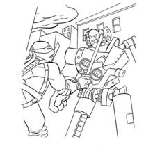 Coloriage Tortues Ninja (Super-héros et Super-vilains) #75405 à imprimer et colorier