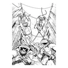 Dessin à colorier: Tortues Ninja (Super-héros et Super-vilains) #75426 - Coloriages à Imprimer Gratuits