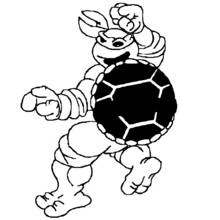 Coloriage Tortues Ninja (Super-héros et Super-vilains) #75439 à imprimer et colorier