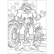 Coloriage Tortues Ninja (Super-héros et Super-vilains) #75446 à imprimer et colorier