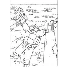Coloriage Tortues Ninja (Super-héros et Super-vilains) #75454 à imprimer et colorier
