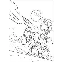 Coloriage Tortues Ninja (Super-héros et Super-vilains) #75504 à imprimer et colorier