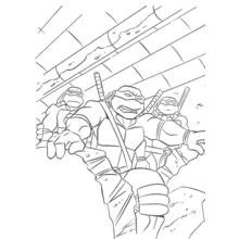 Coloriage Tortues Ninja (Super-héros et Super-vilains) #75508 à imprimer et colorier