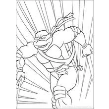 Coloriage Tortues Ninja (Super-héros et Super-vilains) #75518 à imprimer et colorier