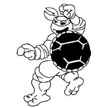 Coloriage Tortues Ninja (Super-héros et Super-vilains) #75524 à imprimer et colorier