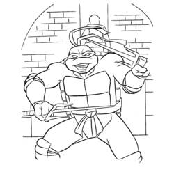 Coloriage Tortues Ninja (Super-héros et Super-vilains) #75535 à imprimer et colorier