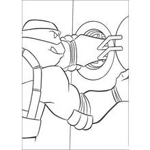 Coloriage Tortues Ninja (Super-héros et Super-vilains) #75557 à imprimer et colorier