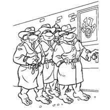 Coloriage Tortues Ninja (Super-héros et Super-vilains) #75562 à imprimer et colorier