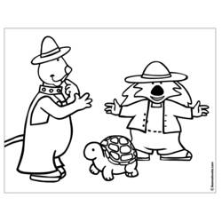 Dessin à colorier: Tortues Ninja (Super-héros et Super-vilains) #75652 - Coloriages à Imprimer Gratuits