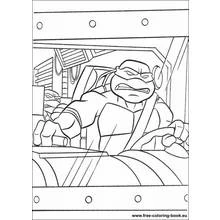 Coloriage Tortues Ninja (Super-héros et Super-vilains) #75664 à imprimer et colorier