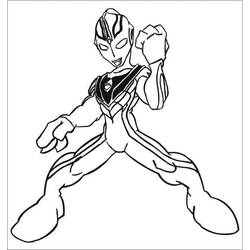 Dessin à colorier: Ultraman (Super-héros et Super-vilains) #205653 - Coloriages à Imprimer Gratuits