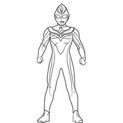 Dessin à colorier: Ultraman (Super-héros et Super-vilains) #205665 - Coloriages à Imprimer Gratuits