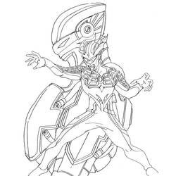 Dessin à colorier: Ultraman (Super-héros et Super-vilains) #205679 - Coloriages à Imprimer Gratuits