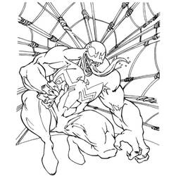 Dessin à colorier: Venom (Super-héros et Super-vilains) #176252 - Coloriages à Imprimer Gratuits