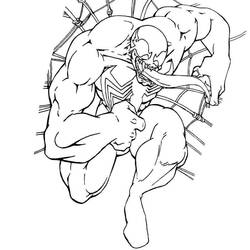 Dessin à colorier: Venom (Super-héros et Super-vilains) #176262 - Coloriages à Imprimer Gratuits