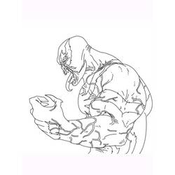 Dessin à colorier: Venom (Super-héros et Super-vilains) #176271 - Coloriages à Imprimer Gratuits