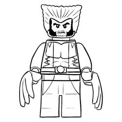 Dessin à colorier: Wolverine (Super-héros et Super-vilains) #185627 - Coloriages à Imprimer Gratuits