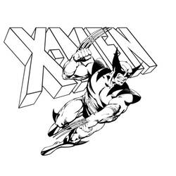 Dessin à colorier: Wolverine (Super-héros et Super-vilains) #185632 - Coloriages à Imprimer Gratuits