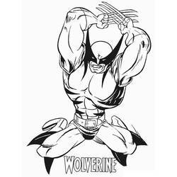 Dessin à colorier: Wolverine (Super-héros et Super-vilains) #185640 - Coloriages à Imprimer Gratuits