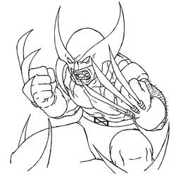 Dessin à colorier: Wolverine (Super-héros et Super-vilains) #185642 - Coloriages à Imprimer Gratuits