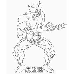 Dessin à colorier: Wolverine (Super-héros et Super-vilains) #185646 - Coloriages à Imprimer Gratuits