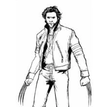 Dessin à colorier: Wolverine (Super-héros et Super-vilains) #74839 - Coloriages à Imprimer Gratuits