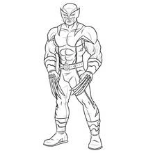 Dessin à colorier: Wolverine (Super-héros et Super-vilains) #74854 - Coloriages à Imprimer Gratuits