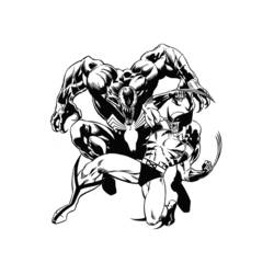 Dessin à colorier: Wolverine (Super-héros et Super-vilains) #74890 - Coloriages à Imprimer Gratuits